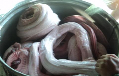 Ruốc trăn – chế biến từ thịt trăn miền Trung nguyên chất Ruốc trăn – chế biến từ thịt trăn miền Trung nguyên chất